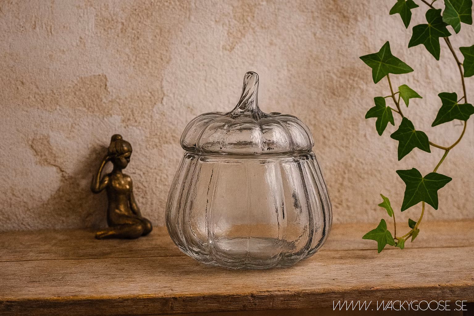 Pumpa skål med lock, 13cm