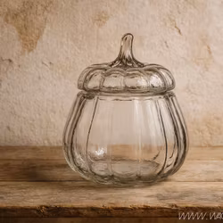 Pumpa skål med lock, 15cm