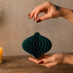 Julgransdekoration, 10-pack, Petrol