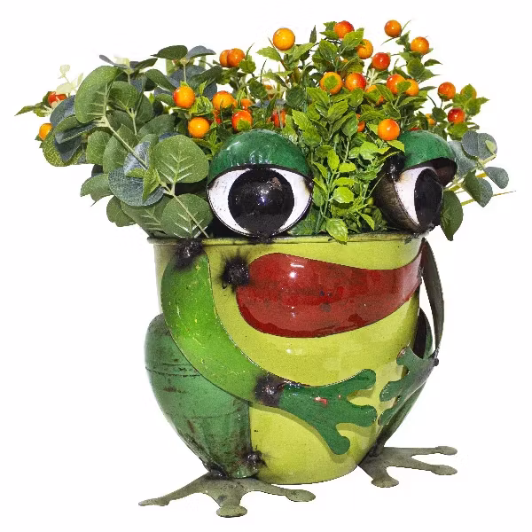 Frog Table Top Planter
