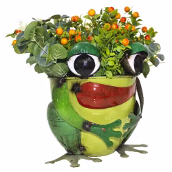 Frog Table Top Planter