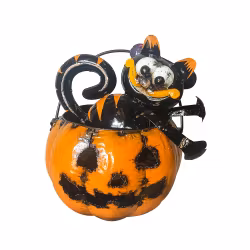 Halloween Kitty Jack O Lantern