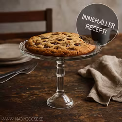 Kakfat i i klarglas, Ø22cm