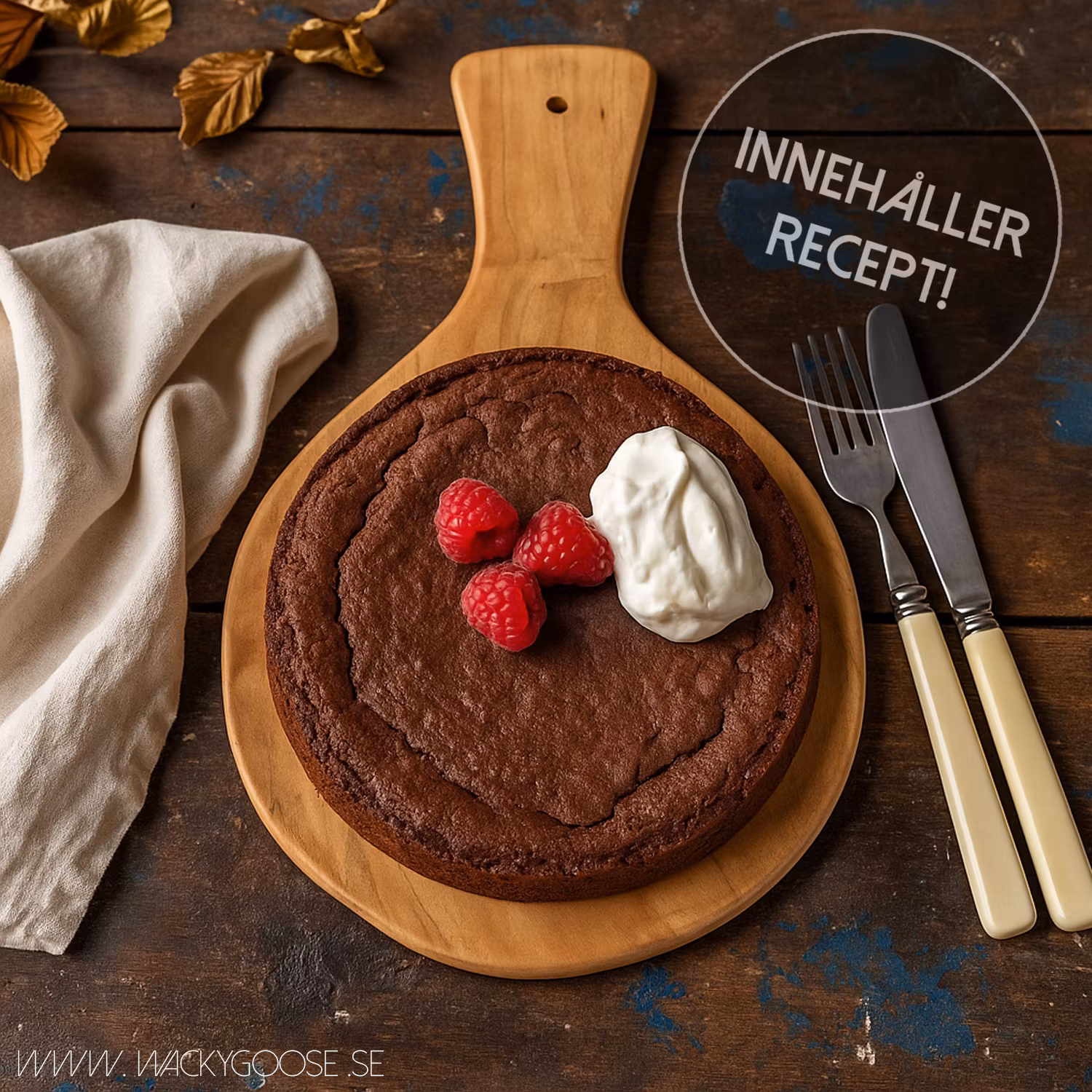 Dekorationsfat i teak, 35cm