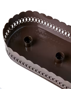 Ljusstake i järn, Brun, 4 ljus, Adventljusstake