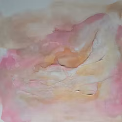 Veins of Earth, "Calm Ember" - Originalmålning, 70x70cm