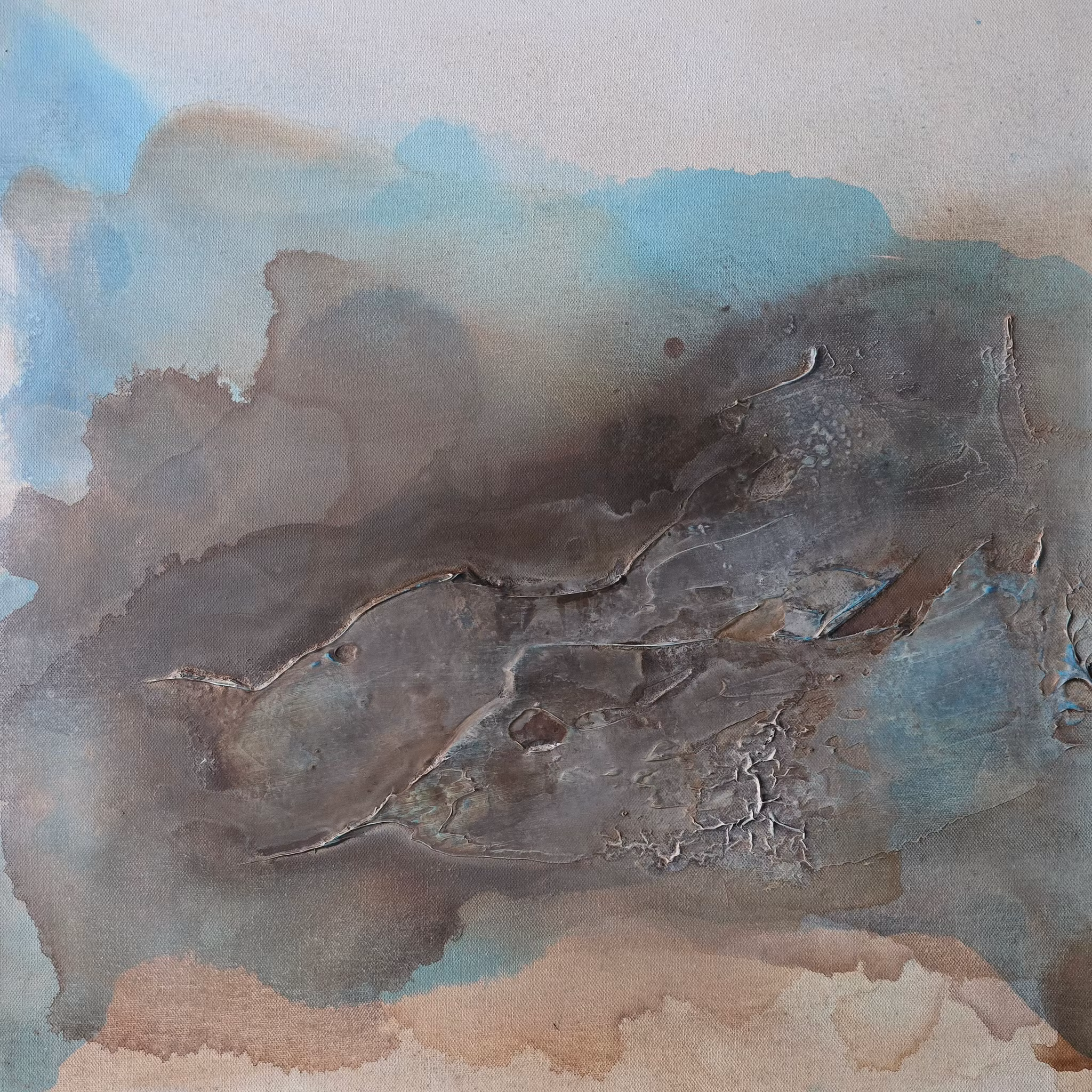 Veins of Earth, "Stormborn Skies" - Originalmålning, 60x60cm