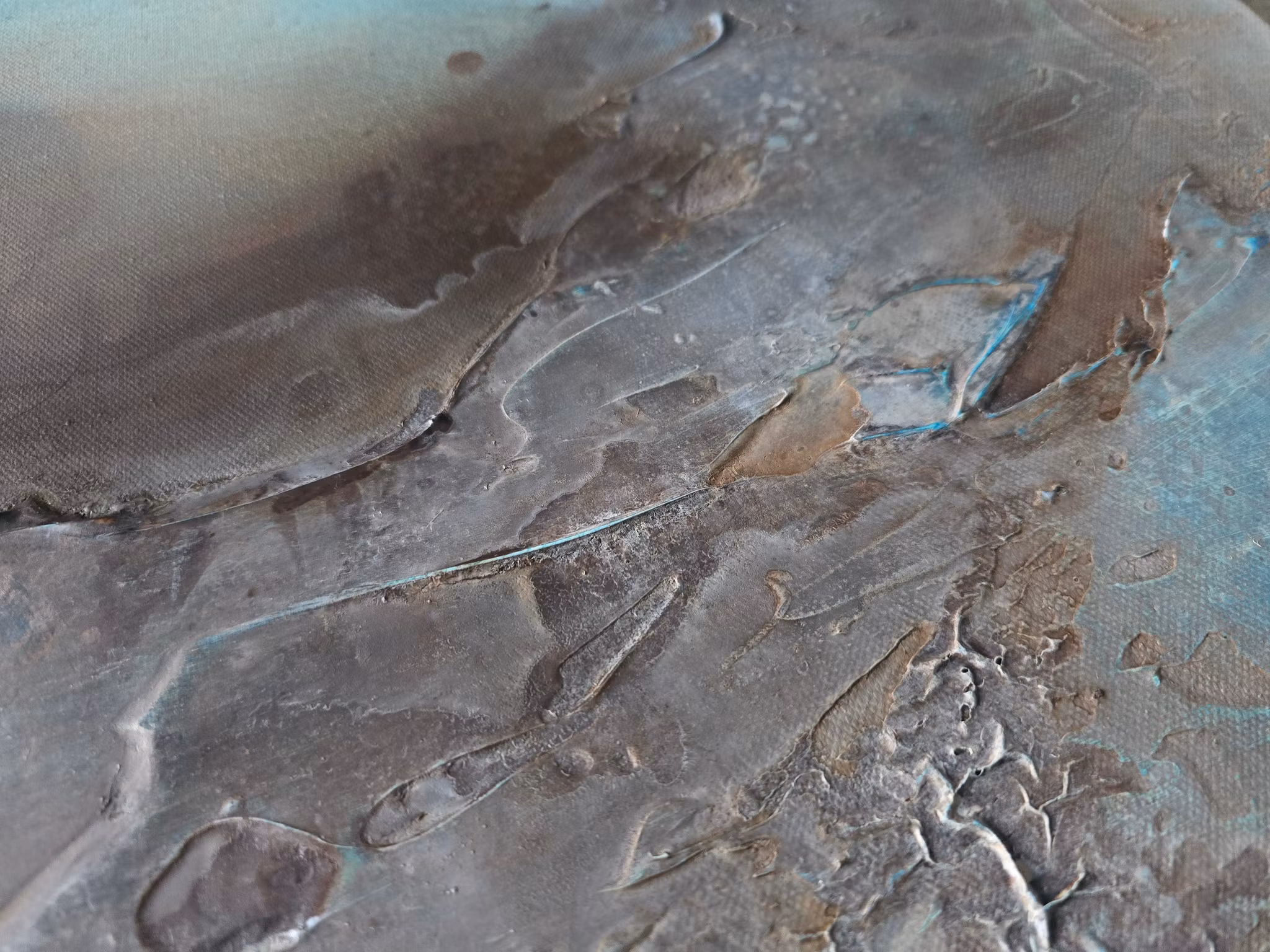 Veins of Earth, "Stormborn Skies" - Originalmålning, 60x60cm