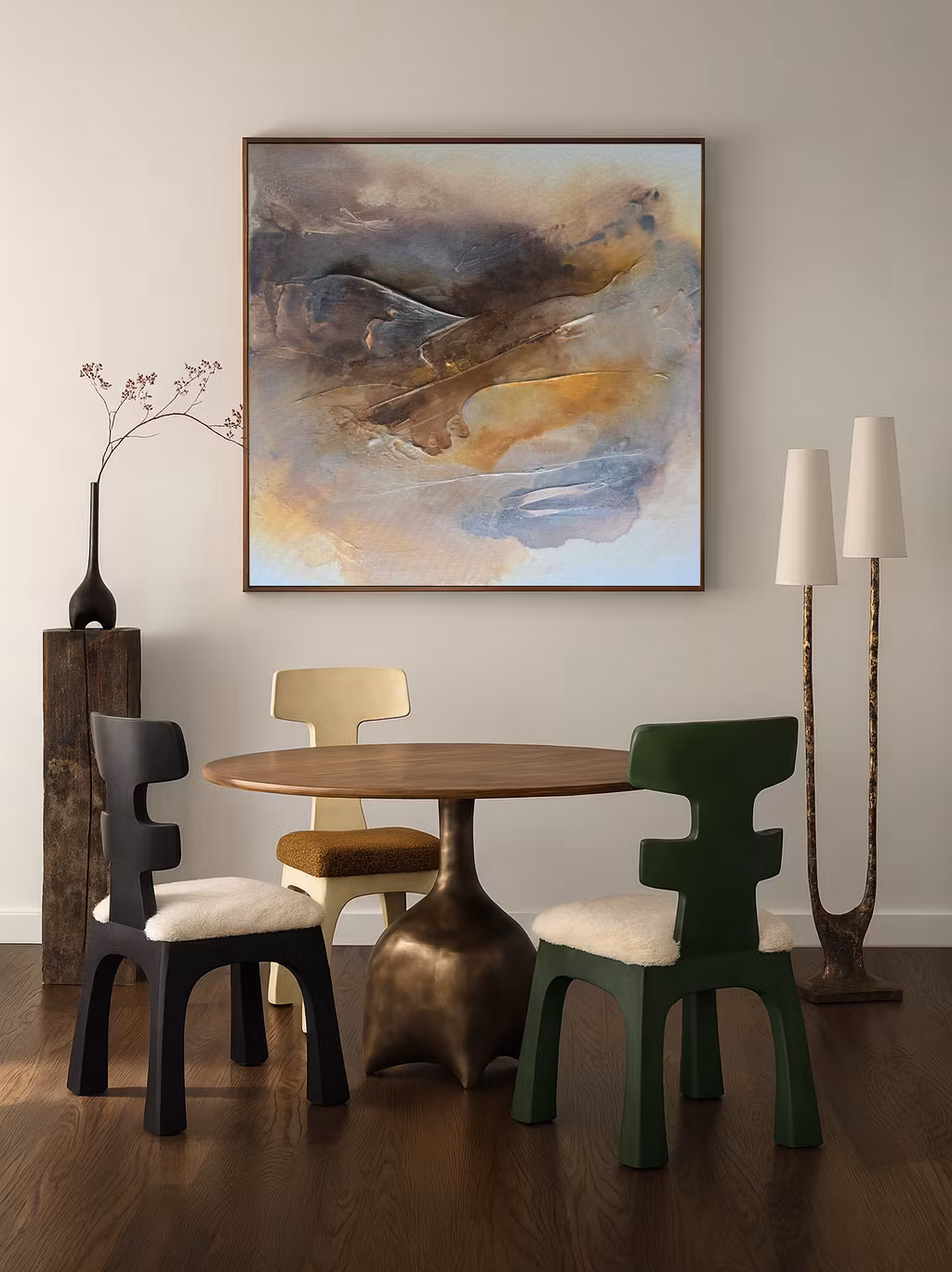 Veins of Earth, "Hushed Canyon" - Originalmålning, 60x60cm