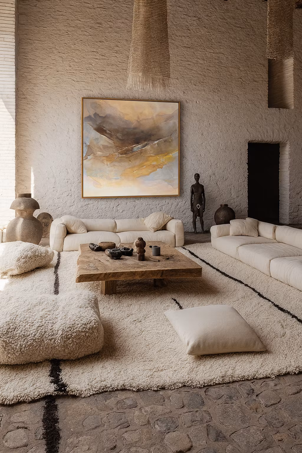 Veins of Earth, "Golden Rift" - Originalmålning, 70x70cm