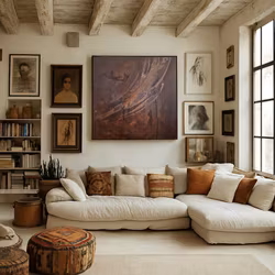 Hippie Road, "Muddy Mist" - Originalmålning 90x90cm