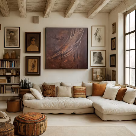 Hippie Road, "Muddy Mist" - Originalmålning 90x90cm