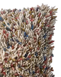 Handgjort kuddfodral av bomull och ull