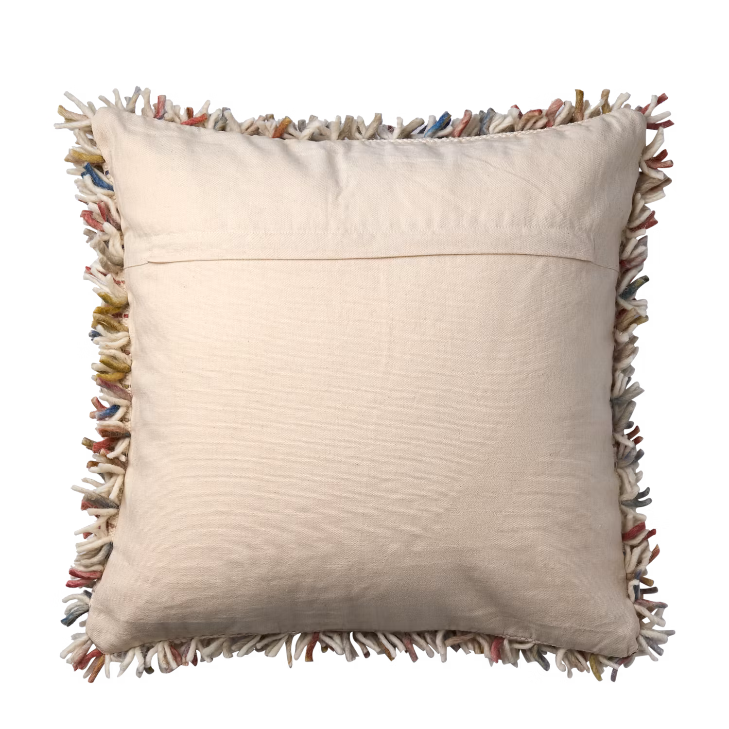 Handgjort kuddfodral av bomull och ull