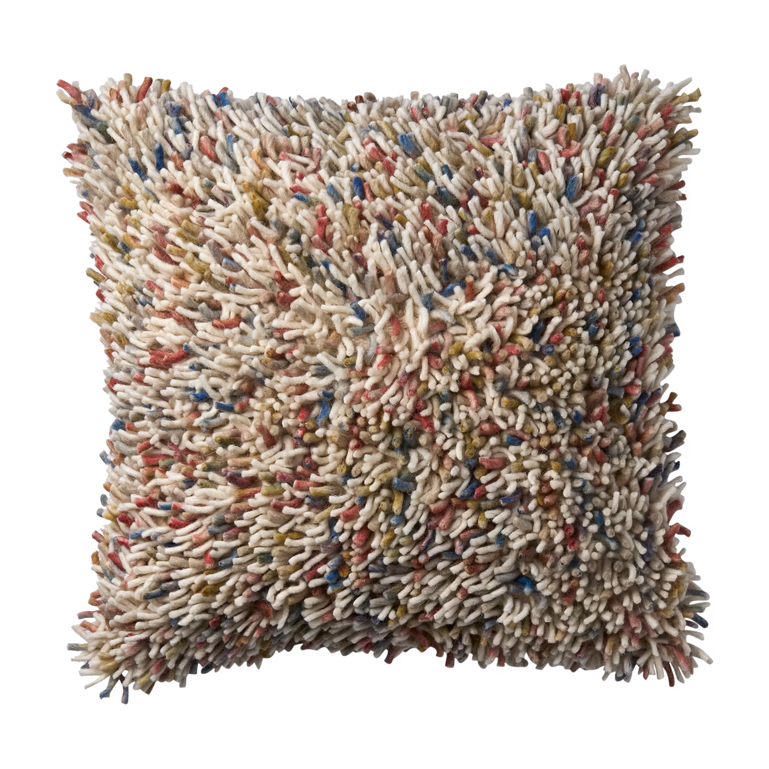 Handgjort kuddfodral av bomull och ull