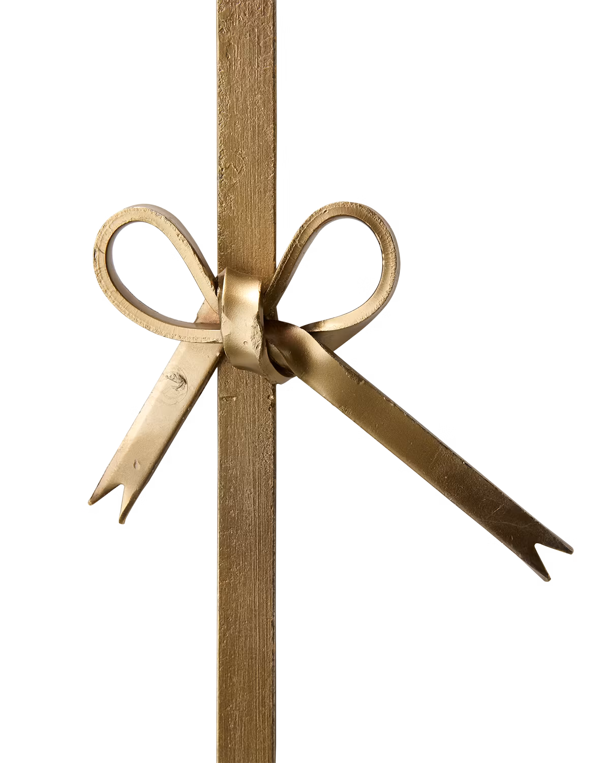 Handgjord väggljusstake med rosett, 46cm