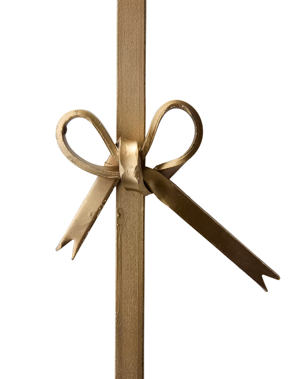 Handgjord väggljusstake med rosett, 57cm