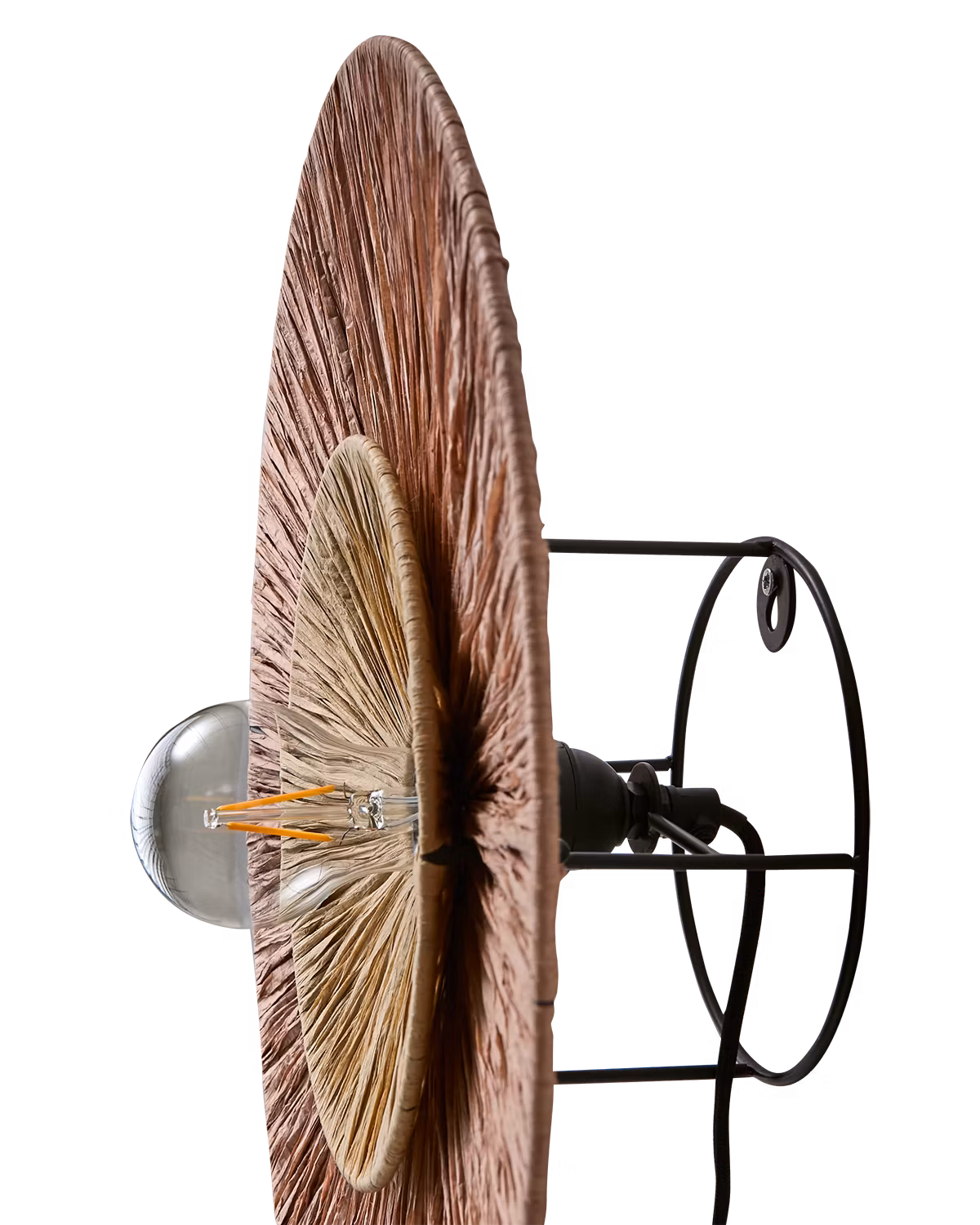 Handgjord vägglampa