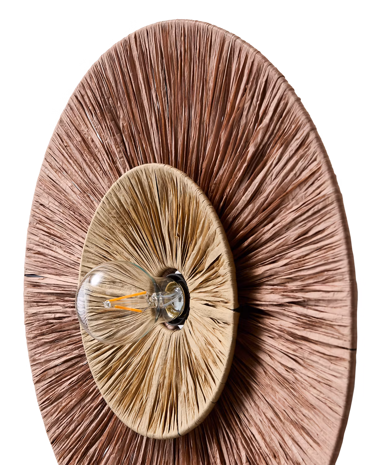 Handgjord vägglampa