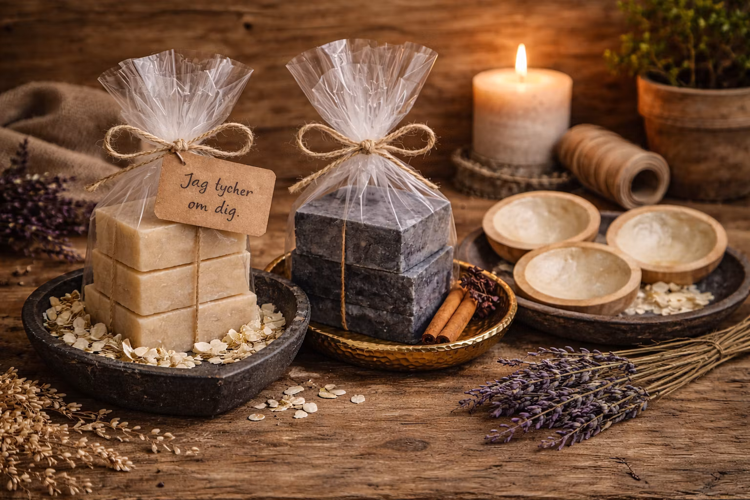 PRESENTKIT - Doftkaka och fat