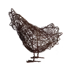 Handgjord tupp i järn