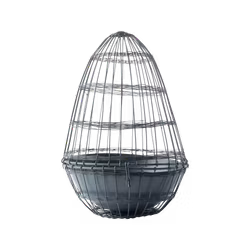 Handgjord kruka i järn, 26cm