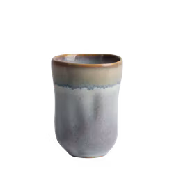 Kopp i stengods, 6-pack, Grå/Beige