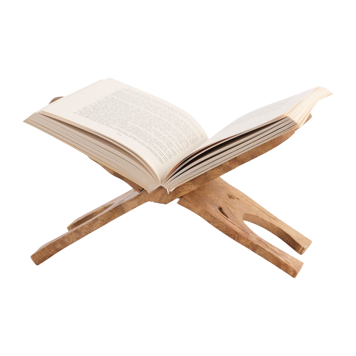 Handgjort, unikt bokställ av återbrukat trä