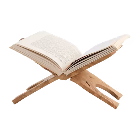 Handgjort, unikt bokställ av återbrukat trä