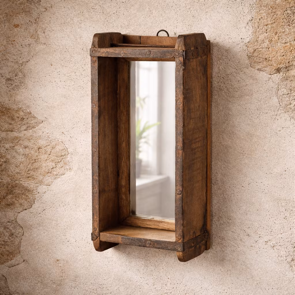 Handgjord unik spegel