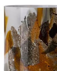 Flerfärgad bordslampa i glas