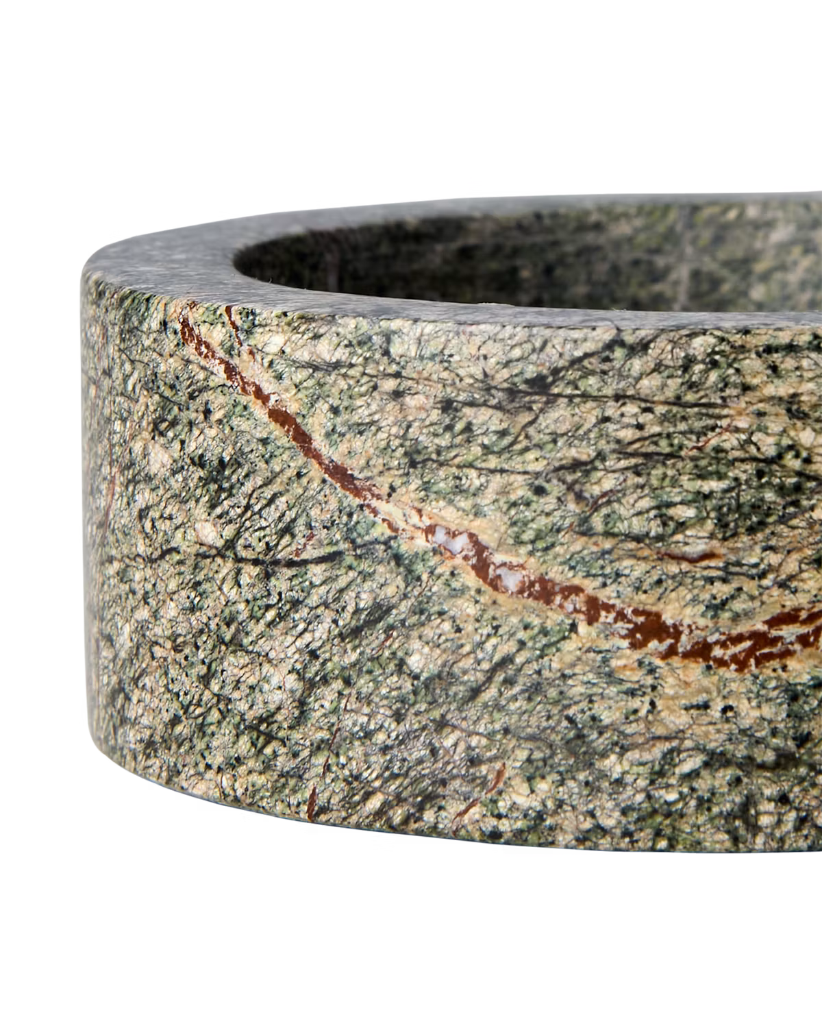 Handgjord ljushållare, Grön