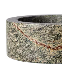 Handgjord ljushållare, Grön