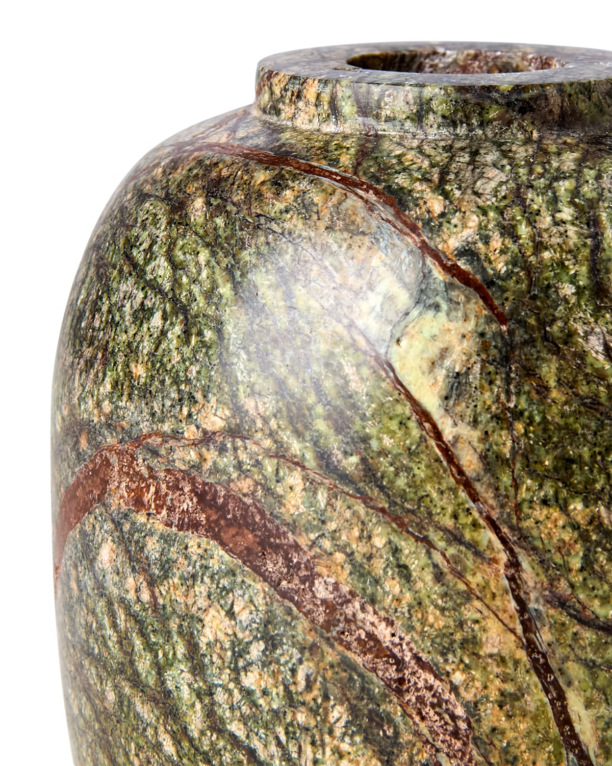 Vändbar, handgjord ljushållare, Grön