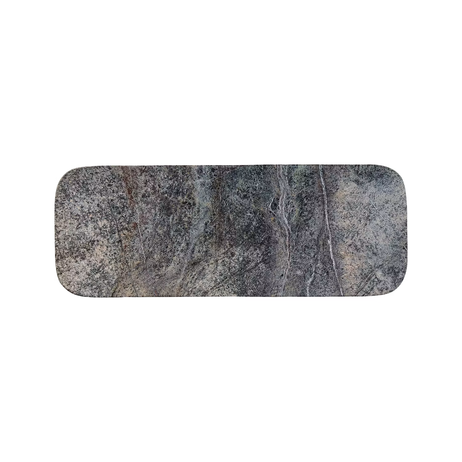 Handgjort fat i Forest Green marmor, Grön