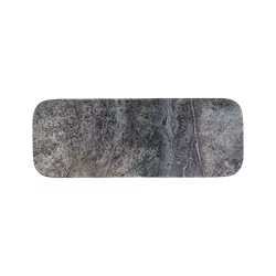 Handgjort fat i Forest Green marmor, Grön