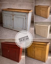 Jättestor gammal charmig skänk