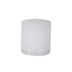 COTE NORD Handgjort Blockljus, Ø10xH10 cm, Vit