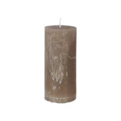 COTE NORD Handgjort Blockljus, Ø7xH15 cm, Kvartsgrå