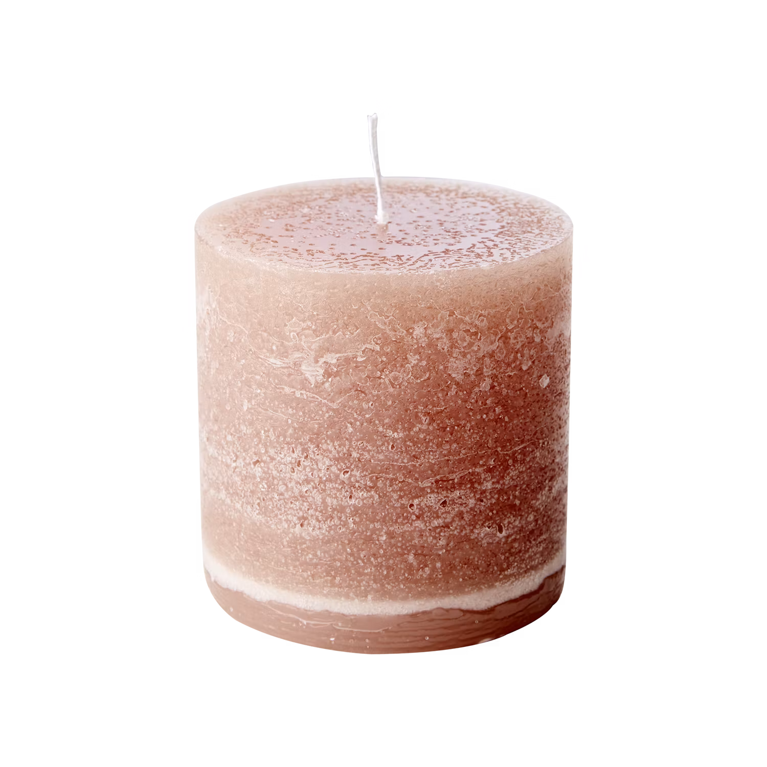 COTE NORD Handgjort Blockljus, Ø10xH10 cm, Sand