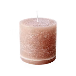 COTE NORD Handgjort Blockljus, Ø10xH10 cm, Sand