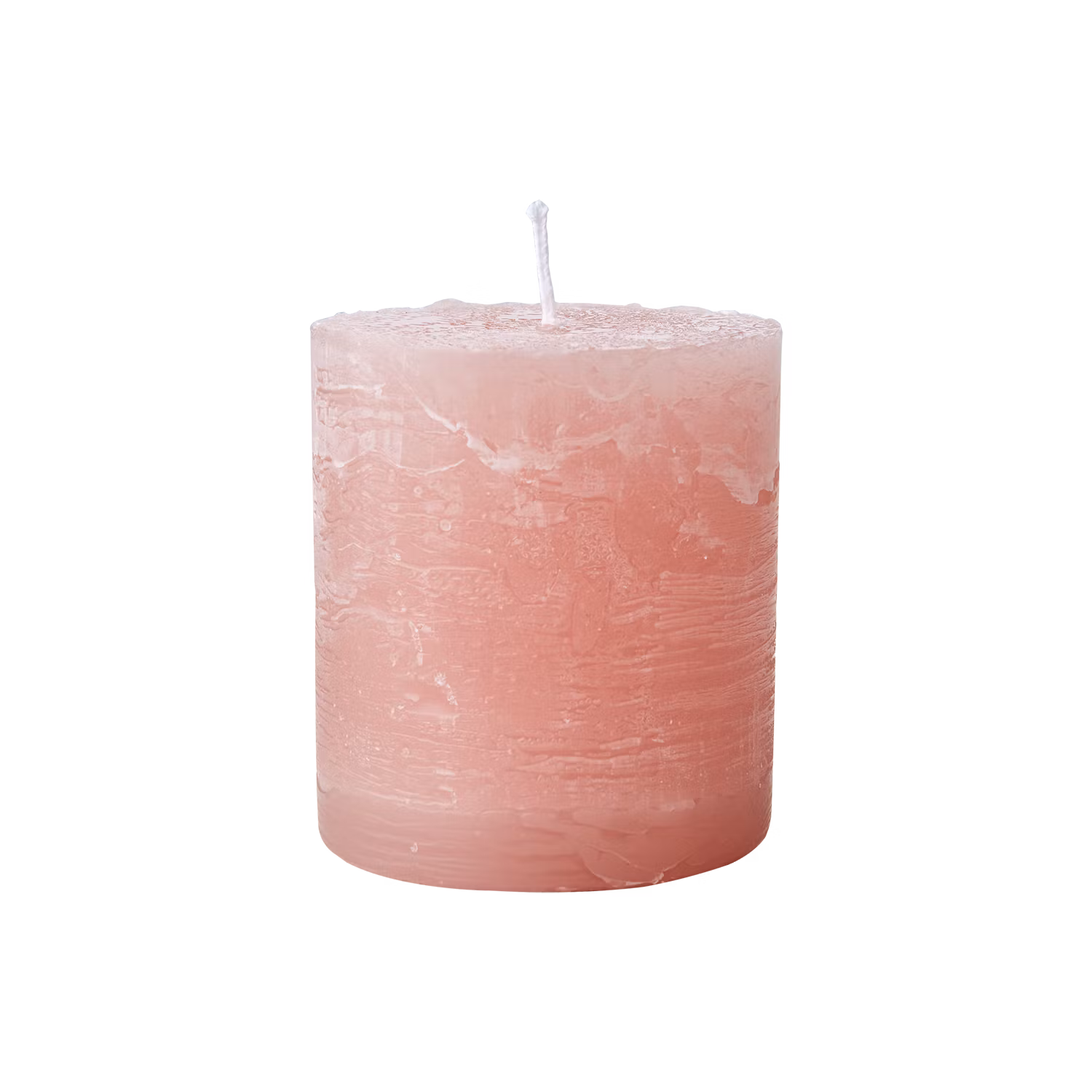 COTE NORD Handgjort Blockljus, Ø7xH7.5 cm, Dimrosa