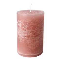 COTE NORD Handgjort Blockljus, Ø10xH15 cm, Dimrosa