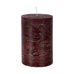 COTE NORD Handgjort Blockljus, Ø10xH15 cm, Bordeaux