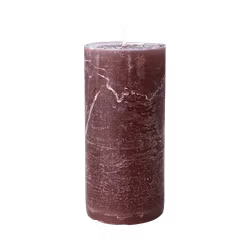 COTE NORD Handgjort Blockljus, Ø7xH15 cm, Plommonlila