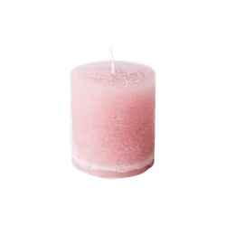 COTE NORD Handgjort Blockljus, Ø7xH7.5 cm, Old Rose