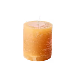 COTE NORD Handgjort Blockljus, Ø7xH7.5 cm, Ocra