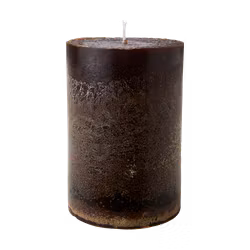 COTE NORD Handgjort Blockljus, Ø10xH15 cm, Brun