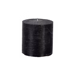 COTE NORD Handgjort Blockljus, Ø10xH10 cm, Svart