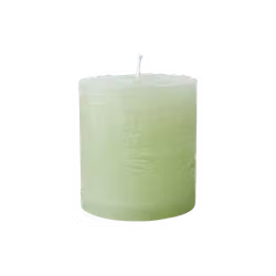 COTE NORD Handgjort Blockljus, Ø7xH7.5 cm, Dimgrön